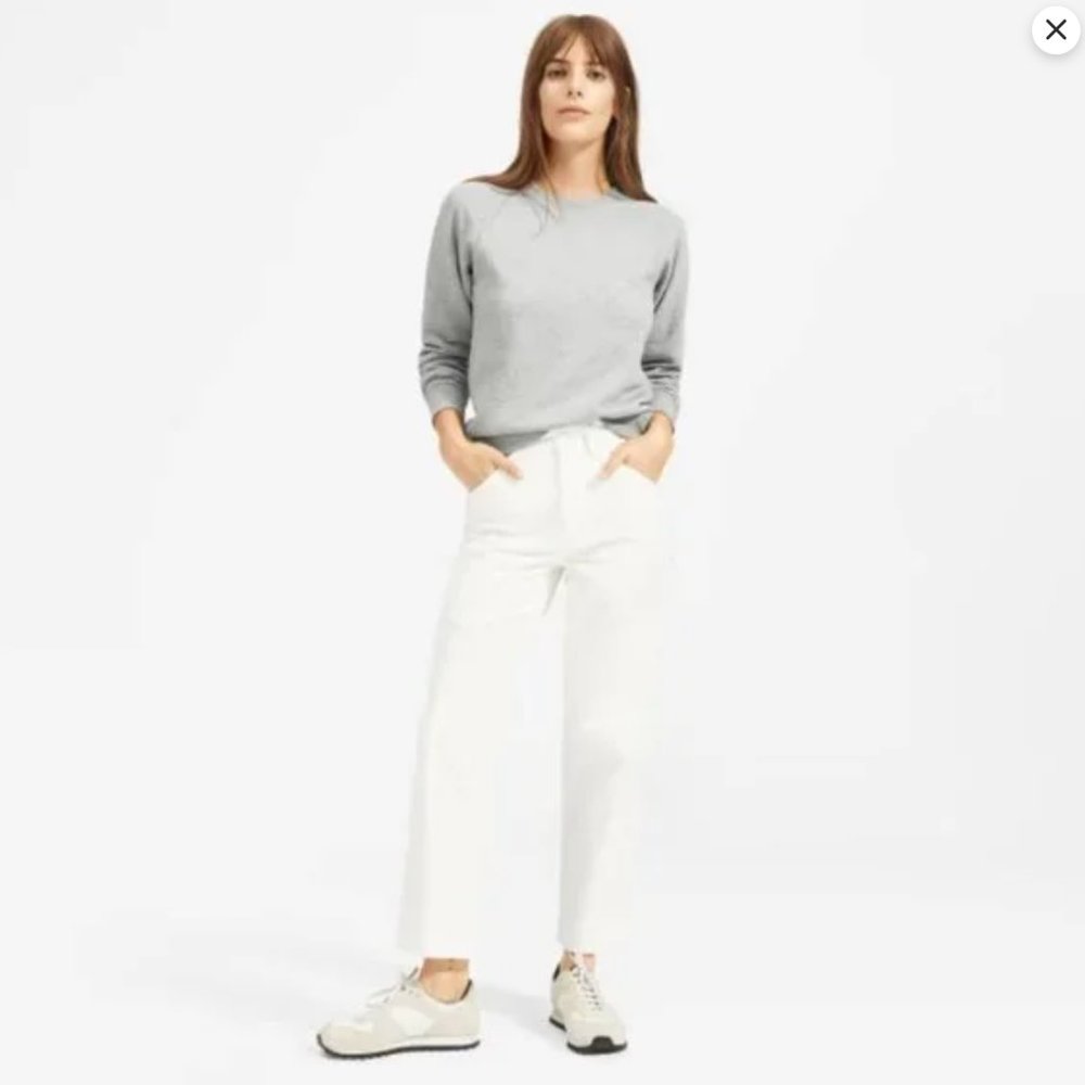 Everlane Carpenter Pant in Bone, Size 00